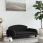 Hundebett Schwarz 70x45x30 cm Stoff Hundebett Schwarz 70x45x30 cm Stoff