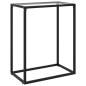 vidaXL Konsolentisch Transparent 60x35x75 cm Hartglas