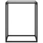 vidaXL Konsolentisch Transparent 60x35x75 cm Hartglas