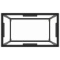 vidaXL Konsolentisch Transparent 60x35x75 cm Hartglas