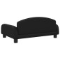 Hundebett Schwarz 70x45x30 cm Stoff Hundebett Schwarz 70x45x30 cm Stoff