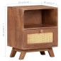 vidaXL Nachttisch 40x30x50 cm Mango Massivholz vidaXL Nachttisch 40x30x50 cm Mango Massivholz