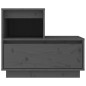 vidaXL Nachttische 2 Stk. Grau 60x34x51 cm Massivholz Kiefer vidaXL Nachttische 2 Stk. Grau 60x34x51 cm Massivholz Kiefer