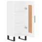 vidaXL Sideboard Weiß 34,5x34x90 cm Holzwerkstoff vidaXL Sideboard Weiß 34,5x34x90 cm Holzwerkstoff