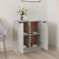 vidaXL Sideboards 2 Stk. Betongrau 30x30x70 cm Holzwerkstoff