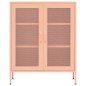 vidaXL Lagerschrank Rosa 80x35x101,5 cm Stahl vidaXL Lagerschrank Rosa 80x35x101,5 cm Stahl