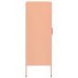 vidaXL Lagerschrank Rosa 80x35x101,5 cm Stahl vidaXL Lagerschrank Rosa 80x35x101,5 cm Stahl