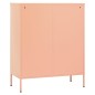 vidaXL Lagerschrank Rosa 80x35x101,5 cm Stahl vidaXL Lagerschrank Rosa 80x35x101,5 cm Stahl
