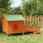 vidaXL Hundehütte Braun 159x120x88,5 cm Massivholz Kiefer vidaXL Hundehütte Braun 159x120x88,5 cm Massivholz Kiefer