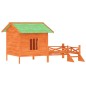 vidaXL Hundehütte Braun 159x120x88,5 cm Massivholz Kiefer vidaXL Hundehütte Braun 159x120x88,5 cm Massivholz Kiefer