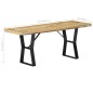 vidaXL Sitzbank 110 cm Altholz Massiv vidaXL Sitzbank 110 cm Altholz Massiv