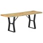 vidaXL Sitzbank 110 cm Altholz Massiv vidaXL Sitzbank 110 cm Altholz Massiv