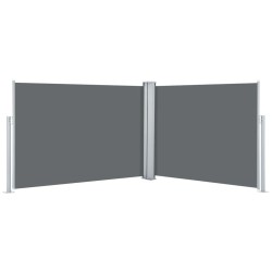 vidaXL Ausziehbare Seitenmarkise Anthrazit 100 x 1000 cm