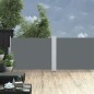 vidaXL Ausziehbare Seitenmarkise Anthrazit 100 x 1000 cm vidaXL Ausziehbare Seitenmarkise Anthrazit 100 x 1000 cm