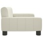 Hundebett Creme 70x45x30 cm Kunstleder Hundebett Creme 70x45x30 cm Kunstleder