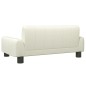 Hundebett Creme 70x45x30 cm Kunstleder Hundebett Creme 70x45x30 cm Kunstleder