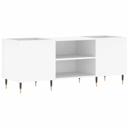 vidaXL Plattenschrank Weiß 121x38x48 cm Holzwerkstoff