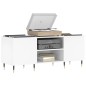 vidaXL Plattenschrank Weiß 121x38x48 cm Holzwerkstoff vidaXL Plattenschrank Weiß 121x38x48 cm Holzwerkstoff