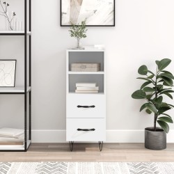 vidaXL Sideboard Weiß 34,5x34x90 cm Holzwerkstoff