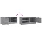 vidaXL TV-Schrank Grau Sonoma 80x35x36,5 cm Holzwerkstoff vidaXL TV-Schrank Grau Sonoma 80x35x36,5 cm Holzwerkstoff