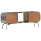 vidaXL TV-Schrank Mehrfarbig 110x30x42 cm Altholz Massiv vidaXL TV-Schrank Mehrfarbig 110x30x42 cm Altholz Massiv