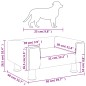 vidaXL Hundebett Blau 50x40x26,5 cm Samt vidaXL Hundebett Blau 50x40x26,5 cm Samt