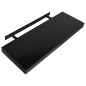 vidaXL Schweberegale 2 Stk. Schwarz 60 x 20 x 3,8 cm vidaXL Schweberegale 2 Stk. Schwarz 60 x 20 x 3,8 cm