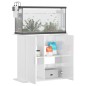 vidaXL Aquariumständer Hochglanz-Weiß 81x36x73 cm Holzwerkstoff vidaXL Aquariumständer Hochglanz-Weiß 81x36x73 cm Holzwerkstoff