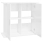 vidaXL Aquariumständer Hochglanz-Weiß 81x36x73 cm Holzwerkstoff vidaXL Aquariumständer Hochglanz-Weiß 81x36x73 cm Holzwerkstoff