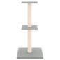 vidaXL Kratzbaum mit Sisal-Kratzsäulen Hellgrau 73 cm vidaXL Kratzbaum mit Sisal-Kratzsäulen Hellgrau 73 cm