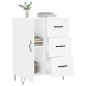 vidaXL Sideboard Weiß 69,5x34x90 cm Holzwerkstoff vidaXL Sideboard Weiß 69,5x34x90 cm Holzwerkstoff
