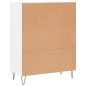 vidaXL Sideboard Weiß 69,5x34x90 cm Holzwerkstoff vidaXL Sideboard Weiß 69,5x34x90 cm Holzwerkstoff
