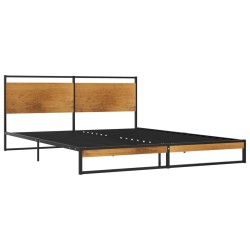 vidaXL Bettgestell Metall 160x200 cm 