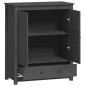 vidaXL Highboard Grau 83x41,5x100 cm Massivholz Kiefer vidaXL Highboard Grau 83x41,5x100 cm Massivholz Kiefer