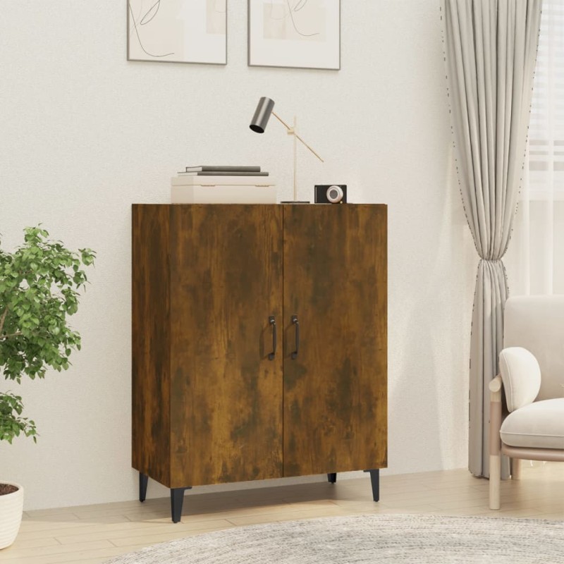 vidaXL Sideboard Räuchereiche 70x34x90 cm Holzwerkstoff vidaXL Sideboard Räuchereiche 70x34x90 cm Holzwerkstoff