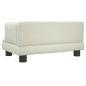 Hundebett Creme 60x40x30 cm Kunstleder Hundebett Creme 60x40x30 cm Kunstleder