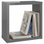 vidaXL Würfelregale 4 Stk. Hochglanz-Grau 30x15x30 cm vidaXL Würfelregale 4 Stk. Hochglanz-Grau 30x15x30 cm