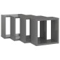 vidaXL Würfelregale 4 Stk. Hochglanz-Grau 30x15x30 cm vidaXL Würfelregale 4 Stk. Hochglanz-Grau 30x15x30 cm