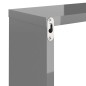 vidaXL Würfelregale 4 Stk. Hochglanz-Grau 30x15x30 cm vidaXL Würfelregale 4 Stk. Hochglanz-Grau 30x15x30 cm