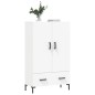 vidaXL Highboard Weiß 69,5x31x115 cm Holzwerkstoff vidaXL Highboard Weiß 69,5x31x115 cm Holzwerkstoff