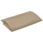 vidaXL Ersatzbezug für Sonnenschirm Taupe 300 cm vidaXL Ersatzbezug für Sonnenschirm Taupe 300 cm