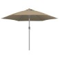 vidaXL Ersatzbezug für Sonnenschirm Taupe 300 cm vidaXL Ersatzbezug für Sonnenschirm Taupe 300 cm