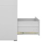 vidaXL Aktenschrank Hellgrau 46x62x133 cm Stahl vidaXL Aktenschrank Hellgrau 46x62x133 cm Stahl