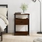 vidaXL Nachttisch Braun Eichen-Optik 40x42x55 cm Holzwerkstoff vidaXL Nachttisch Braun Eichen-Optik 40x42x55 cm Holzwerkstoff