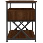 vidaXL Nachttisch Braun Eichen-Optik 40x42x55 cm Holzwerkstoff vidaXL Nachttisch Braun Eichen-Optik 40x42x55 cm Holzwerkstoff