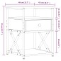 vidaXL Nachttisch Braun Eichen-Optik 40x42x55 cm Holzwerkstoff vidaXL Nachttisch Braun Eichen-Optik 40x42x55 cm Holzwerkstoff