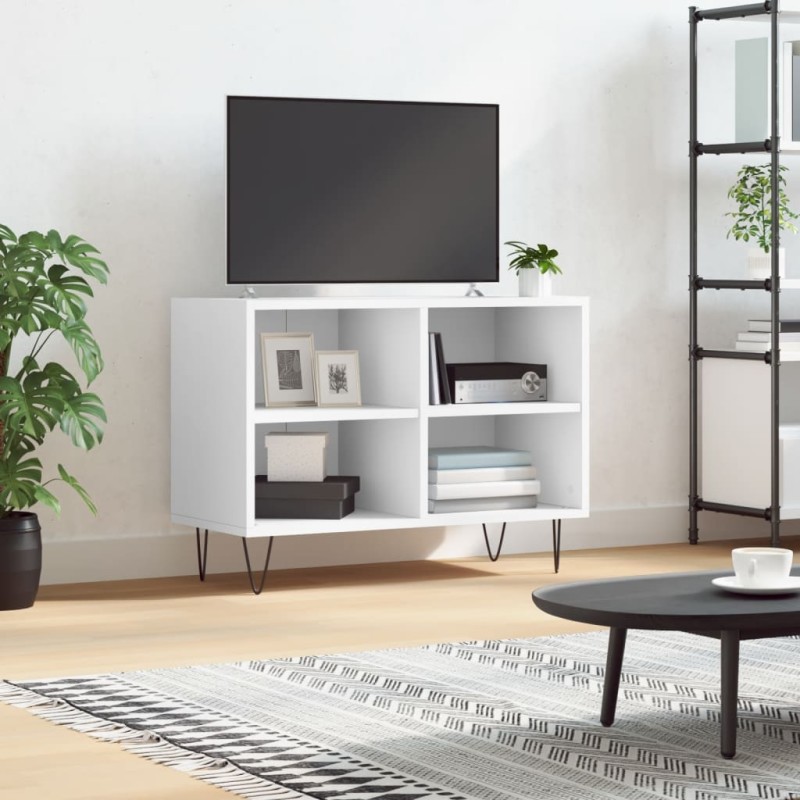 vidaXL TV-Schrank Weiß 69,5x30x50 cm Holzwerkstoff vidaXL TV-Schrank Weiß 69,5x30x50 cm Holzwerkstoff
