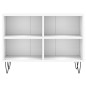 vidaXL TV-Schrank Weiß 69,5x30x50 cm Holzwerkstoff vidaXL TV-Schrank Weiß 69,5x30x50 cm Holzwerkstoff