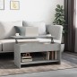 vidaXL Couchtisch Betongrau 102x50x52,5 cm Holzwerkstoff vidaXL Couchtisch Betongrau 102x50x52,5 cm Holzwerkstoff