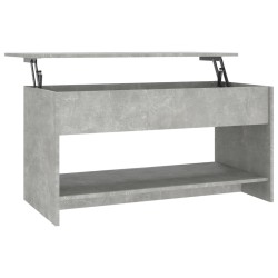 vidaXL Couchtisch Betongrau 102x50x52,5 cm Holzwerkstoff